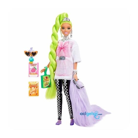 Barbie Extra - Neon Saçlı Bebek