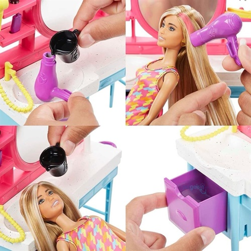 Barbie Muhteşem Kuaför Oyun Seti