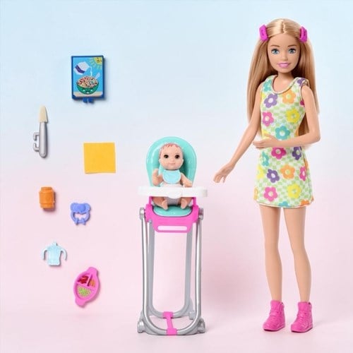 Barbie Skipper Bebek Bakıcısı Oyun Seti Htk35