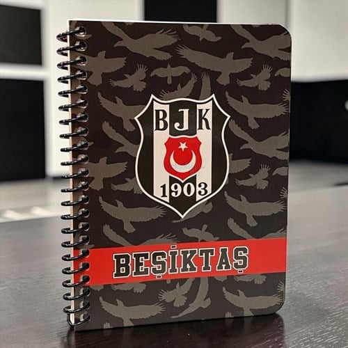 Beşiktaş Bloknot A6 Spiralli Kapak 72 Yaprak