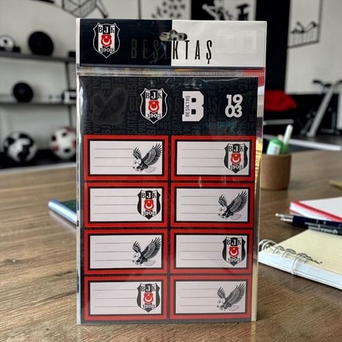 Beşiktaş Haftalık Ders Programlı Okul Etiketi 3 Yaprak