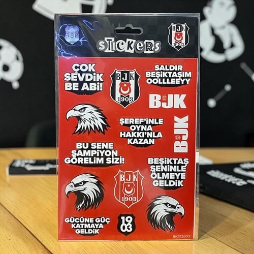 Beşiktaş Taraftar Sticker Seti Bjkst26013