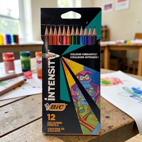 Bic Color Up Intensity Üçgen Kuruboya Kalemi 12 Renk