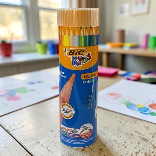 Bic Evolutıon Kuru Boya Kalemi 36'lı Metal Tüp