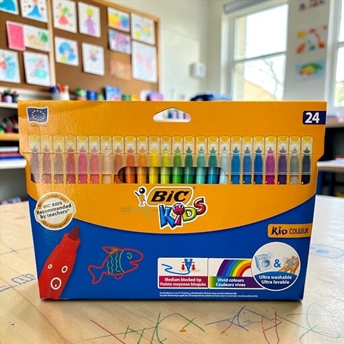 Bic Kıd Couleur Keçeli Boya Kalemi 24 Renk