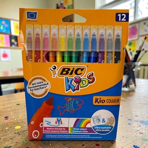 Bic Kids Color Keçeli Boya Kalemi 12 Renk