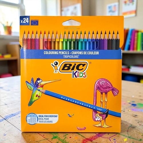 Bic Kids Tropıcolors 2 Kuruboya Uzun Boy 24 Renk