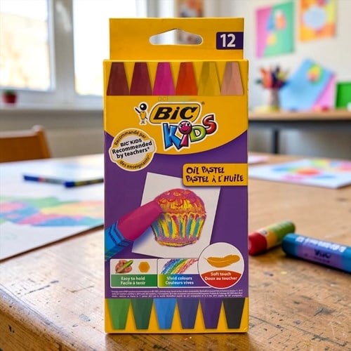 Bic Kids Yağlı Pastel Boya 12 Renk
