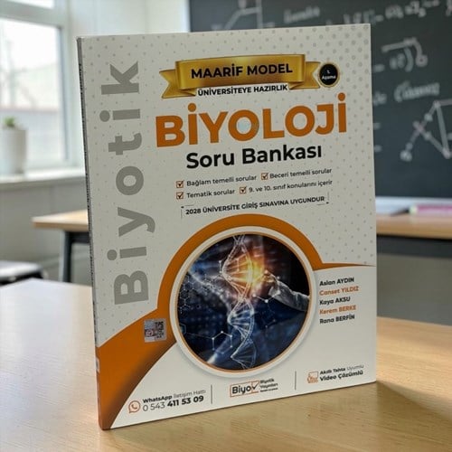 Biyotik Yayınları Üniversiteye Hazırlık Biyoloji Maarif Model Konu Anlatım Föyleri