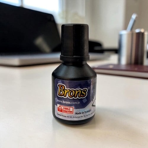 Brons Istampa Mürekkebi 30cc Siyah