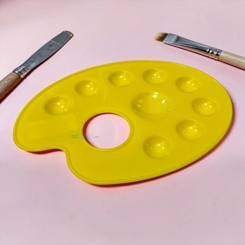 Brons Resim Paleti Renkli 20 Cm Godeli