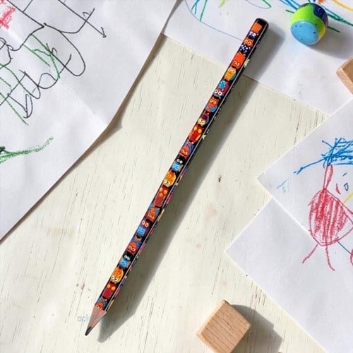 Bruno Visconti Kurşun Kalem Happygraphix Masal Baykuş