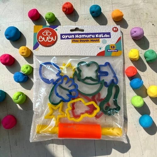 Bu-bu Merdaneli Oyun Hamuru Kalıbı 13 Parça