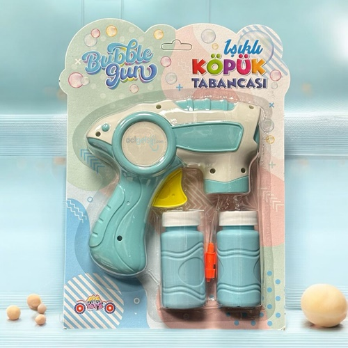 Bubble Gun Işıklı Köpük Tabancası 3+