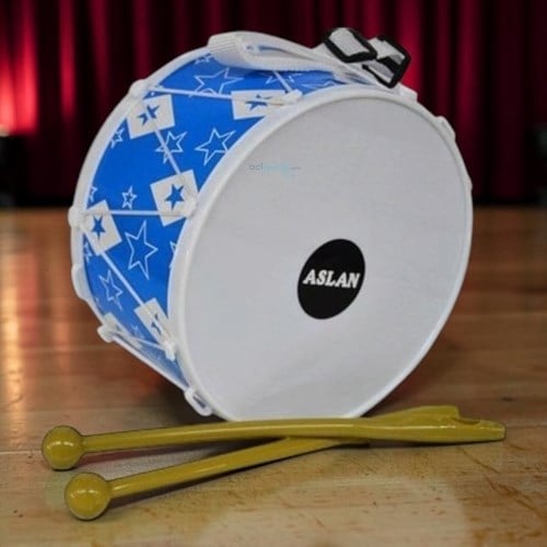 Büyük Boy 2 Tokmaklı Davul Oyuncak 24 Cm