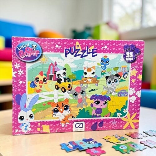 Ca Games Lıttlest Pet Shop Frame Puzzle 35 Parça