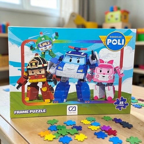 Ca Games Robocar Poli Puzzle Frame 35 Parça