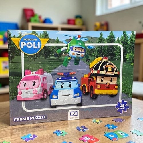 Ca Games Robocar Poli Puzzle Frame 35 Parça