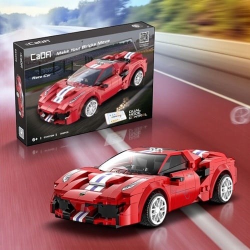 Cada Lego Kırmızı Yarış Arabası 306 Parça