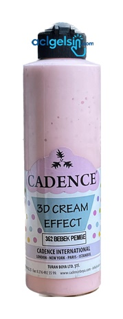 Cadence 3d Cream Effect 352 Bebek Pembe 250 Ml