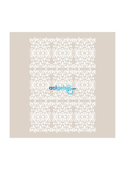 Cadence Dantel Seri Stencil 25x3 Cm Ds-05