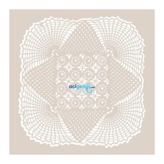 Cadence Dantel Seri Stencil 25x3 Cm Ds-05
