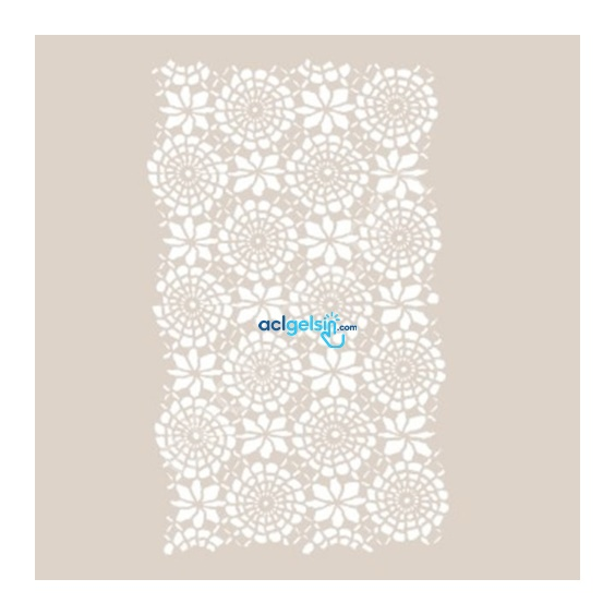 Cadence Dantel Seri Stencil 25x3 Cm Ds-05