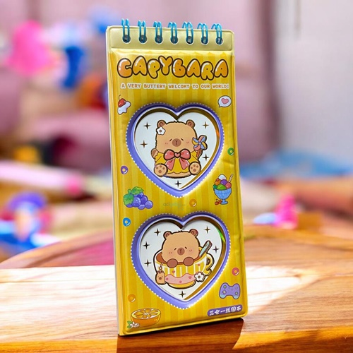 Capy Bara Stickerli Not Defteri