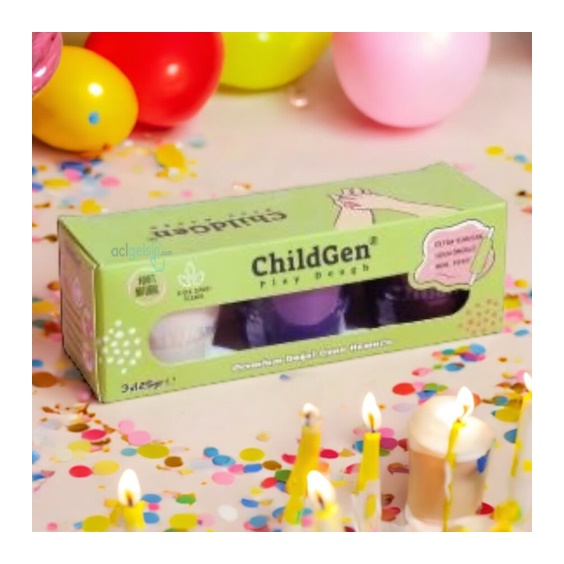 Childgen Oyun Hamuru 3'lü Set 3x125 Gr