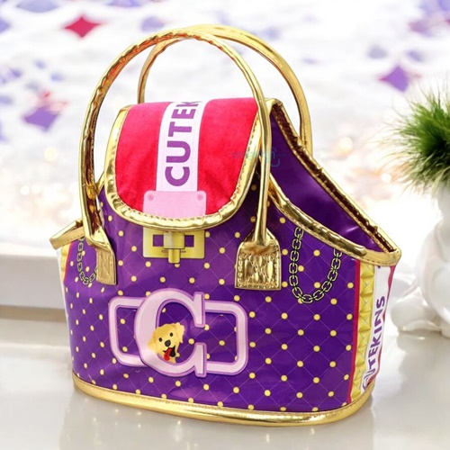 Cutekins Taşıma Çantalı Peluş Köpek