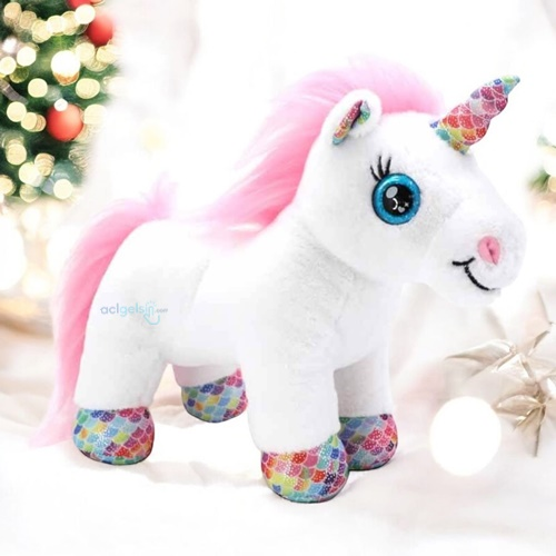Cutekins Taşıma Çantalı Peluş Unicorn Lou Lou