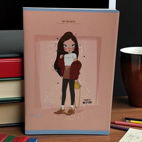 Day-one Notes Tel Dkiş Karton Kapak Defter A4-80 Yp Çizgili