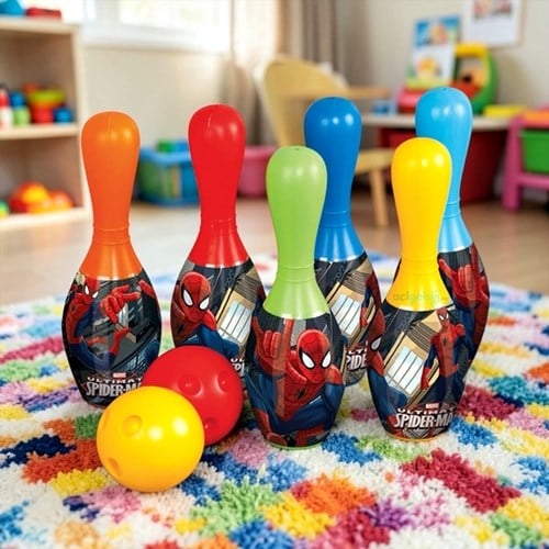 Dede Spiderman Kutulu Bowling Set