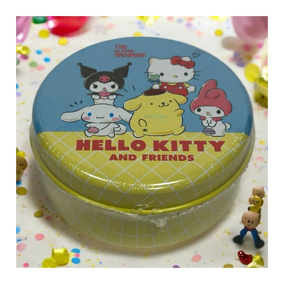 Dekoratif Sanrio Kuromi Metal Silindir Kutu