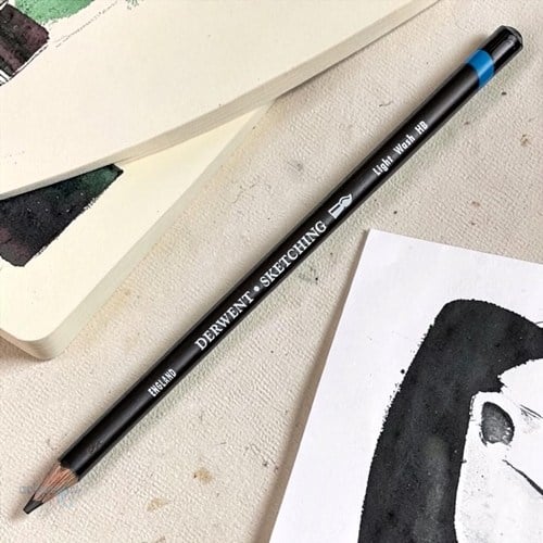 Derwent Watersoluble Kuru Sulu Eskiz Kalemi Hb