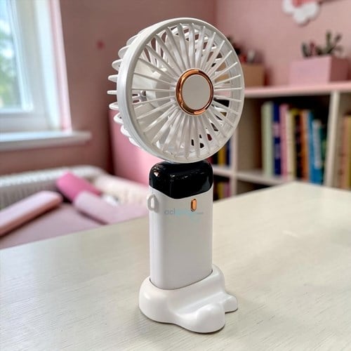 Dijital Göstergeli Taşınabilir Usb Şarjlı Mini El Vantilatörü