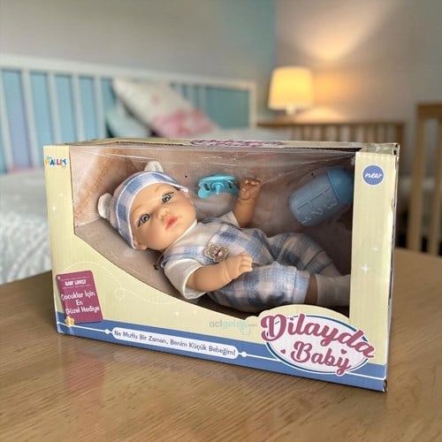 Dilayda Baby 32 Cm Tam Kauçuk Bebek Emzik Biberon