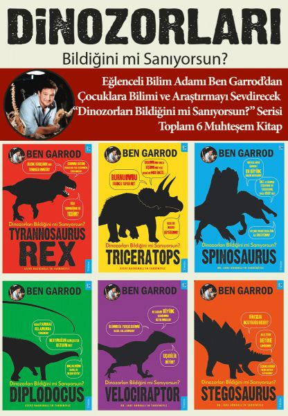 Dinozorları Bildiğini Mi Sanıyorsun? (6 Kitaplık Set)