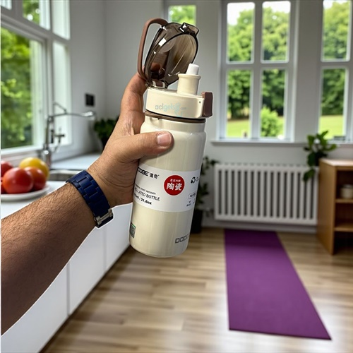 Dodge Çelik Termos Matara Beyaz 620 Ml
