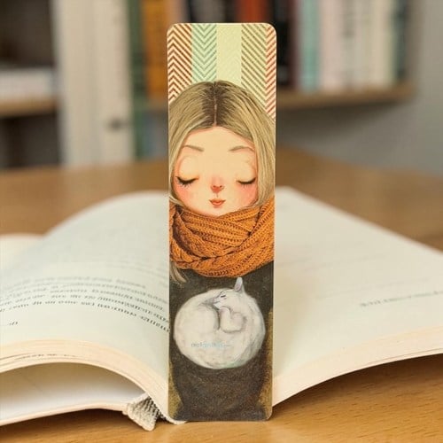 Dokuz Kedili Kış Kızı Kitap Ayracı