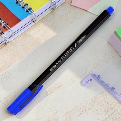 Dong-a Hexaplus Fineliner Lacivert