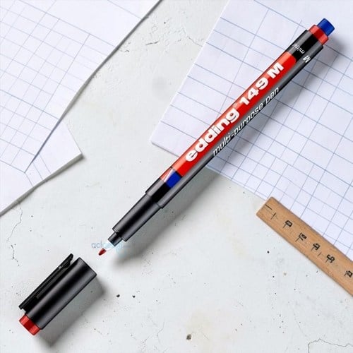 Edding Asetat Kalemi Permanent 149 M Kırmızı