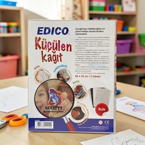 Edico Küçülen Kağıt Buzlu 20x26cm 2li