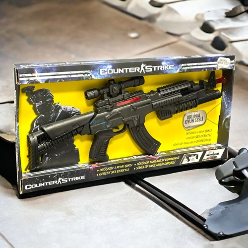 Erdem Counter Strike Otomatik Silah Sesli Işıklı