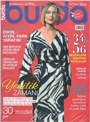 Evrensel Moda Burda Dergisi 2026/08