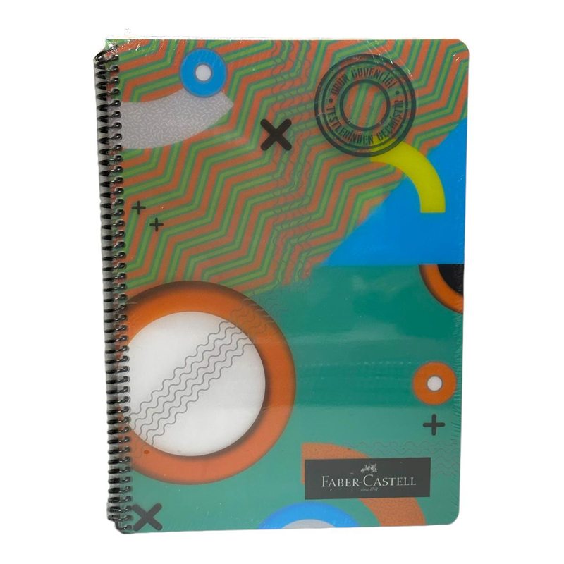 Faber Castel Spralli Defter A4 100 Yaprak Çizgili