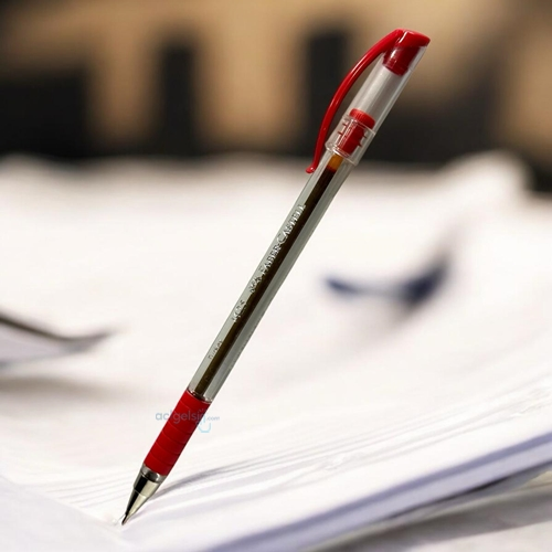 Faber Castell 1425 İğne Uçlu Tükenmez Kalem Kırmızı
