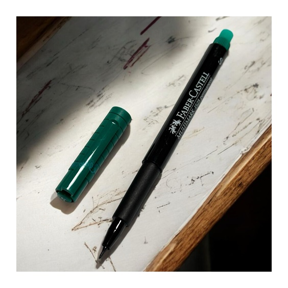 Faber Castell Asetat Kalemi Permanent S Yeşil