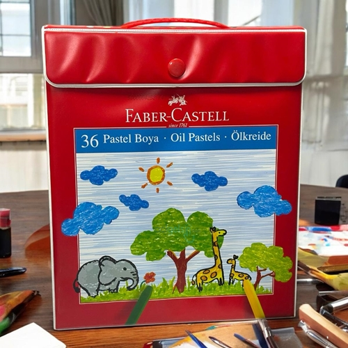 Faber Castell Çantalı Pastel Boya 36 Renk