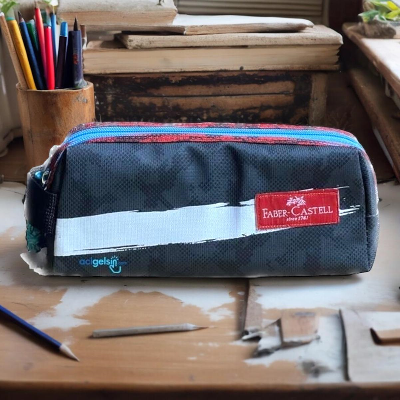 Faber Castell Çift Gözlü Kalem Çantası Basic